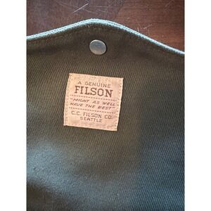Filson Original Briefcase Otter Green Rugged Twill Bridle & Leather Bag 11070256